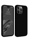 Mey İthalat®  iPhone 15 Pro Max Kılıf First Silikon - Siyah