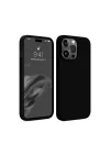 Mey İthalat®  iPhone 15 Pro Max Kılıf First Silikon - Siyah
