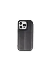 Mey İthalat®  iPhone 15 Pro Max Kılıf Flip Cover - Siyah