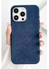 Mey İthalat®   iPhone 15 Pro Max Kılıf Karen Magsafe Kapak - Lacivert