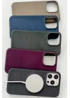 Mey İthalat®   iPhone 15 Pro Max Kılıf Karen Magsafe Kapak - Siyah