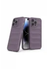 Mey İthalat®   iPhone 15 Pro Max Kılıf Optimum Silikon - Mor