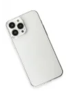 Mey İthalat®  iPhone 15 Pro Max Kılıf Pc Sert Şeffaf Kapak - Şeffaf