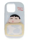 Mey İthalat®   iPhone 15 Pro Max Kılıf Poky Karakter Silikon Kapak - Desen 3