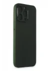 Mey İthalat®   iPhone 15 Pro Max Kılıf Puma Silikon - Yeşil