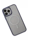 Mey İthalat®   iPhone 15 Pro Max Kılıf Room Magneticsafe Silikon - Sierra Blue