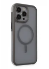 Mey İthalat®  iPhone 15 Pro Max Toras Airbag Magsafe Kapak - Titan Gri