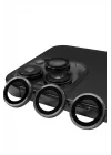 Mey İthalat®  iPhone 15 Pro Raze Metal Kamera Lens - Titan Gri