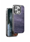 Mey İthalat®  iPhone 15 Pro Wave Kapak - Derin Mor