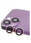 Mey İthalat®  iPhone 15 Raze Metal Kamera Lens - Pembe