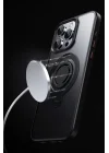 Mey İthalat®  iPhone 16 Avatar 360 Dönen Magsafe Kapak - Lacivert