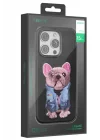Mey İthalat®  iPhone 16 Cute Desenli Kapak - Lacivert