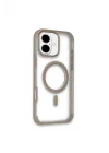Mey İthalat®   iPhone 16 Hilton Magsafe Kapak - Gold