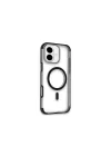 Mey İthalat®   iPhone 16 Hilton Magsafe Kapak - Siyah