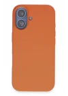 Mey İthalat®  iPhone 16 Home Magsafe Kapak - Turuncu