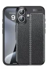 Mey İthalat®   iPhone 16 Kılıf Auto Focus Kapak - Siyah