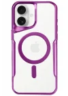 Mey İthalat®   iPhone 16 Kılıf Boyi Magsafe Silikon Kapak - Pembe