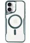 Mey İthalat®   iPhone 16 Kılıf Boyi Magsafe Silikon Kapak - Turkuaz