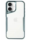 Mey İthalat®   iPhone 16 Kılıf Boyi Silikon Kapak - Turkuaz