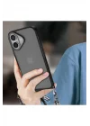 Mey İthalat®   iPhone 16 Kılıf Elegant Kapak - Siyah