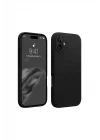 Mey İthalat®   iPhone 16 Kılıf First Silikon - Siyah