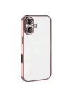 Mey İthalat®   iPhone 16 Kılıf  Lensli Silikon - Pembe
