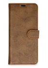 Mey İthalat®   iPhone 16 Kılıf Trend S Plus Kapaklı Kılıf - Taba