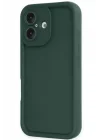 Mey İthalat®   iPhone 16 Kılıf Viera Silikon - Koyu Yeşil