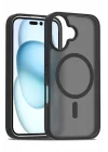 Mey İthalat®  iPhone 16 Plus Jota Magsafe Kapak - Siyah