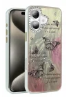 Mey İthalat®  iPhone 16 Plus Kılıf Blade Aynalı Desenli Kapak - Desen 6