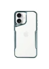 Mey İthalat®   iPhone 16 Plus Kılıf Boyi Silikon Kapak - Turkuaz