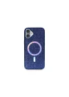 Mey İthalat®  iPhone 16 Plus Kılıf Helen Magsafe Kapak - Lacivert