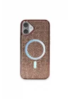 Mey İthalat®  iPhone 16 Plus Kılıf Helen Magsafe Kapak - Pembe