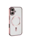 Mey İthalat®   iPhone 16 Plus Kılıf Kross Magneticsafe Kapak - Pembe