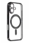 Mey İthalat®   iPhone 16 Plus Kılıf Kross Magneticsafe Kapak - Siyah