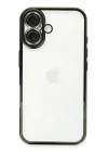 Mey İthalat®   iPhone 16 Plus Kılıf  Lensli Silikon - Yeşil