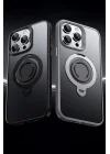 Mey İthalat®  iPhone 16 Pro Avatar 360 Dönen Magsafe Kapak - Siyah