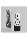 Mey İthalat®  iPhone 16 Pro Carbon Puzzle Magsafe Kapak - Siyah-2