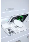 Mey İthalat®   iPhone 16 Pro Gleam PC Sert Magsafe Kılıf - Kahverengi