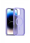 Mey İthalat®  iPhone 16 Pro Jota Magsafe Kapak - Lila