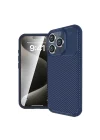 Mey İthalat®   iPhone 16 Pro Kılıf Auto Focus Karbon Kapak - Lacivert