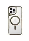Mey İthalat®   iPhone 16 Pro Kılıf Boyi Magsafe Silikon Kapak - Desert