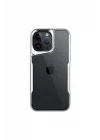 Mey İthalat®   iPhone 16 Pro Kılıf Boyi Silikon Kapak - Gümüş