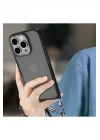 Mey İthalat®   iPhone 16 Pro Kılıf Elegant Kapak - Pudra