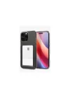 Mey İthalat®   iPhone 16 Pro Kılıf Kart Şeffaf Silikon - Şeffaf
