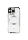 Mey İthalat®   iPhone 16 Pro Kılıf Kross Magneticsafe Kapak - Gümüş