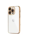 Mey İthalat®   iPhone 16 Pro Kılıf  Lensli Silikon - Desert