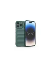 Mey İthalat®   iPhone 16 Pro Kılıf Optimum Silikon - Koyu Yeşil