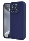 Mey İthalat®   iPhone 16 Pro Kılıf Viera Silikon - Lacivert