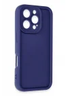 Mey İthalat®   iPhone 16 Pro Kılıf Viera Silikon - Lacivert